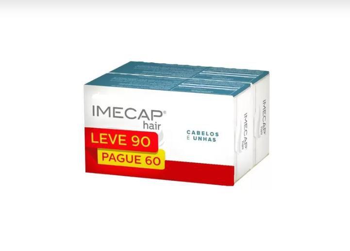 Imagem de Imecap Hair Cabelos e Unhas Kit 90 cápsulas