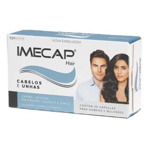 Imecap Hair Com 30 Cápsulas Cabelos E Unhas (Original) Menor preço em Imecap Hair Com 30 Cápsulas Cabelos E Unhas (Original)