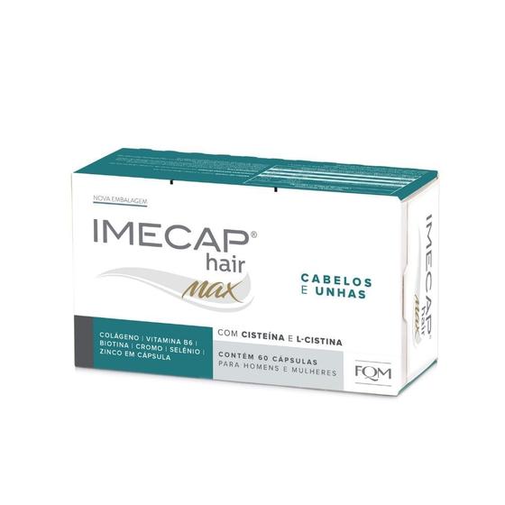 Imagem de Imecap Hair Max 60 Cápsulas - Vitaminas para Cabelos e Unhas