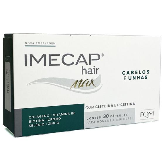 Imagem de Imecap Hair Max C/30 Cápsulas - Biotina + Colágeno + Zinco