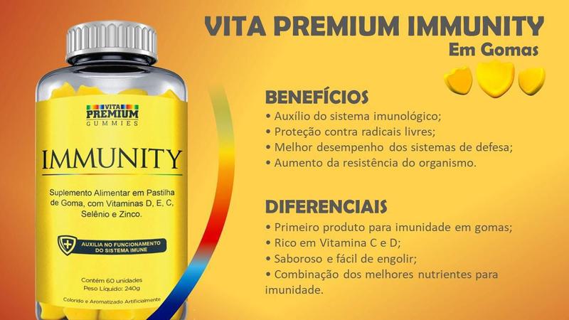 Imagem de Immunity Em Gomas Com 60 Unidades - Vita Premium