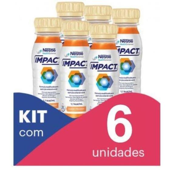 Imagem de Impact 200 ml Pêssego - Kit com 6 unidades