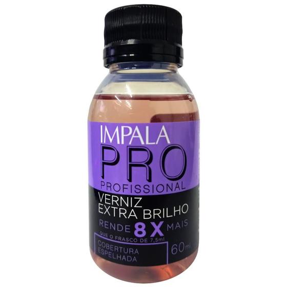 Imagem de Impala Verniz Extra Brilho Pro 60Ml Cobertura Espelhada