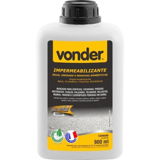 Imagem de Impermeabilizante Contra Água, Umidade e Manchas Naturais 900 ML VONDER