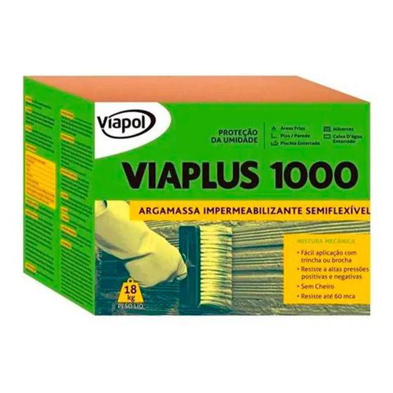 Imagem de Impermeabilizante Viaplus 1000 (Caixa 18 Kg) - Viapol