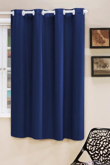 Imagem de Importada Cortina Blackout PVC Lisa 1,40x1,80 Filomena - Azul Royal