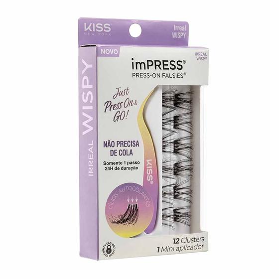 Imagem de ImPRESS Press-on Falsies Irreal Wispy Kit - 12 Cílios Postiços + 1 Mini Aplicador