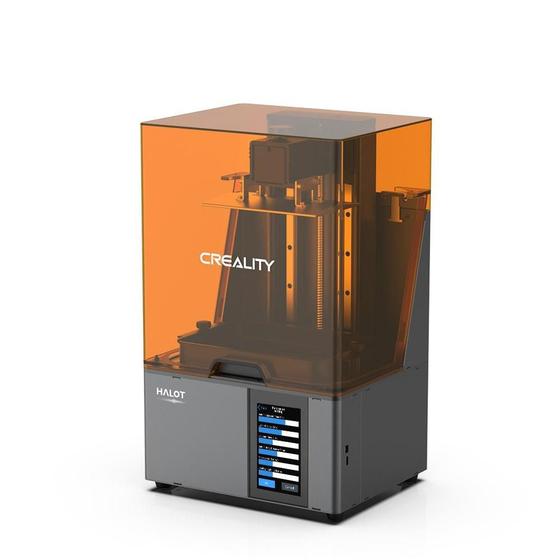 Imagem de Impressora 3D Creality, Tela Touch Screen, 120W, Bivolt, Preto e Laranja - Halot-Sky CL-89