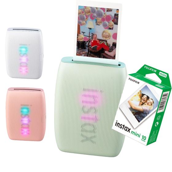 Imagem de Impressora Bluetooth Instax Mini Link 3 para Celular com Filme 10 fotos