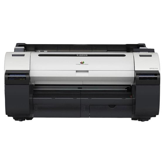 Imagem de Impressora Canon Plotter IPF 670 Jato de Tinta Color Bivolt