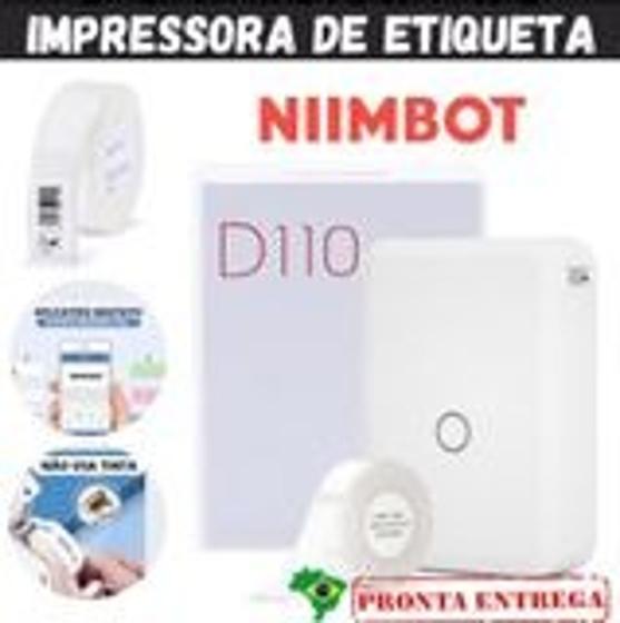 Imagem de Impressora de Etiqueta Niimbot D110   + 1 Rolo 