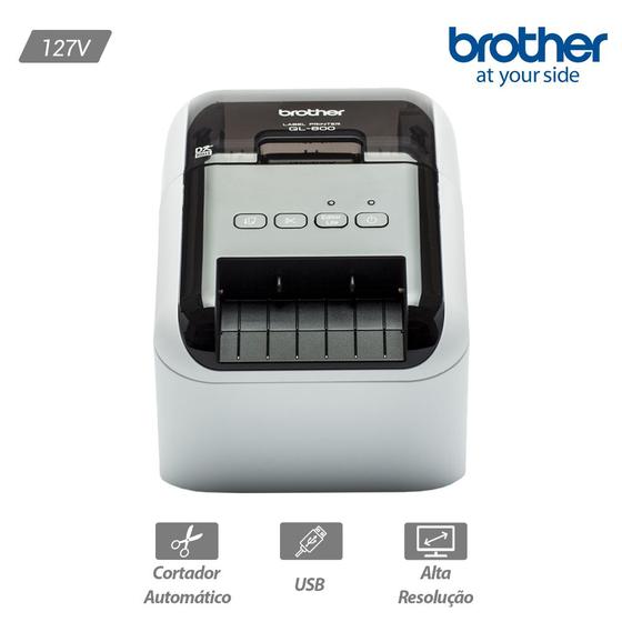 Imagem de Impressora de Etiquetas Brother Ql-800 110v