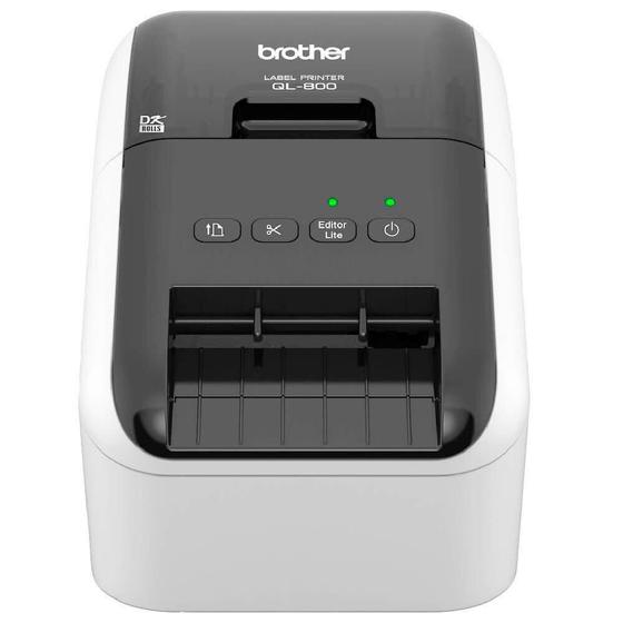 Imagem de Impressora de Etiquetas Brother QL800, Até 300x600 DPI, USB