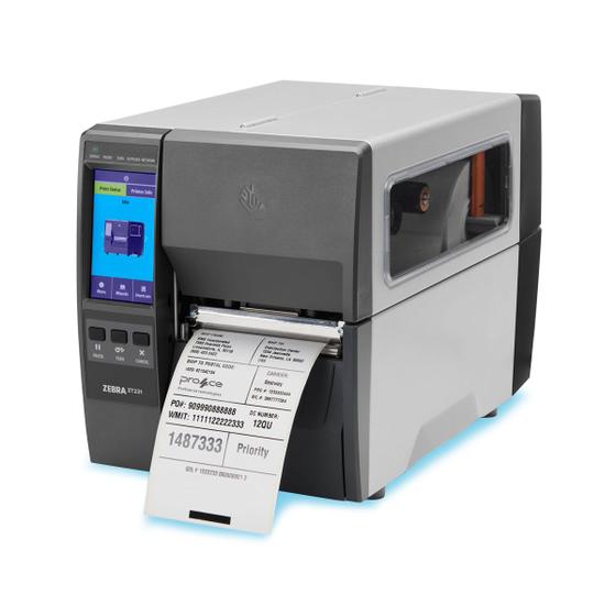 Impressora Térmica Etiqueta Zebra Zt231 Transferência Térmica Monocromática Usb, Serial, Ethernet e Bluetooth Bivolt
