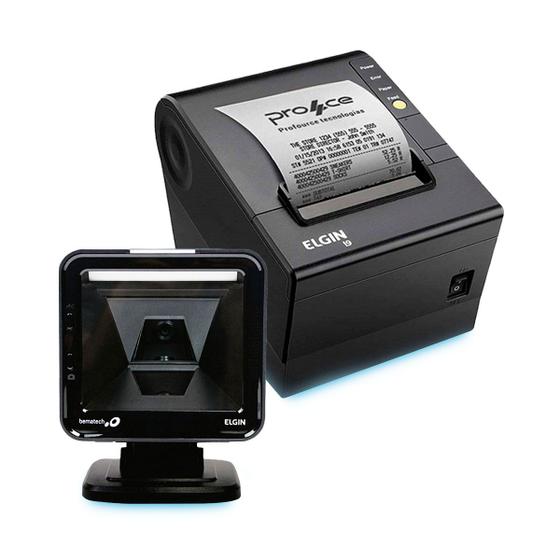Imagem de Impressora Elgin i9 com Leitor El8600 Fixo