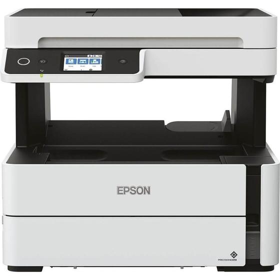 Multifuncional Epson Ecotank C11cg93302 M3180 Jato de Tinta Monocromática Usb, Ethernet e Wi-fi Bivolt Multifuncional Epson Ecotank C11cg93302 M3180 Jato de Tinta Monocromática Usb, Ethernet e Wi-fi Bivolt