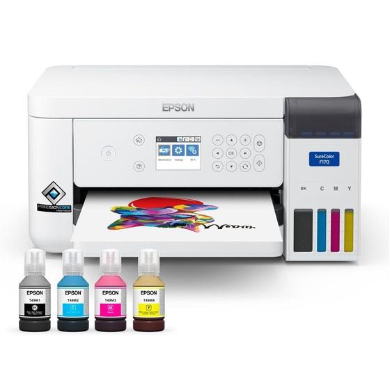 Impressora Convencional Epson Surecolor C11cj80202 F170 Jato de Tinta Colorida Usb, Ethernet e Wi-fi Bivolt