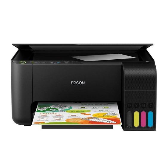 Imagem de Impressora Epson Tanque de Tinta EcoTank L3150 Wi-Fi Colorida USB Imprime Copia e Digitaliza