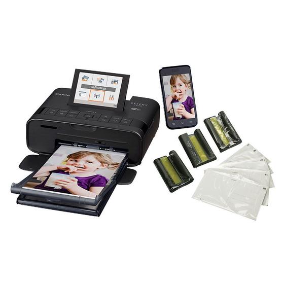 Impressora fotográfica Canon Selphy CP1300 c/ Wi-Fi + Kit toners e papéis fotográficos Menor preço em Impressora fotográfica Canon Selphy CP1300 c/ Wi-Fi + Kit toners e papéis fotográficos