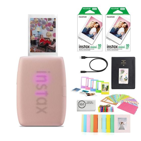 Imagem de Impressora Fujifilm INSTAX Mini Link 3 Rosa para Smartphone