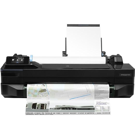 Imagem de Impressora HP Designjet T120 Plotter Color Wireless Bivolt