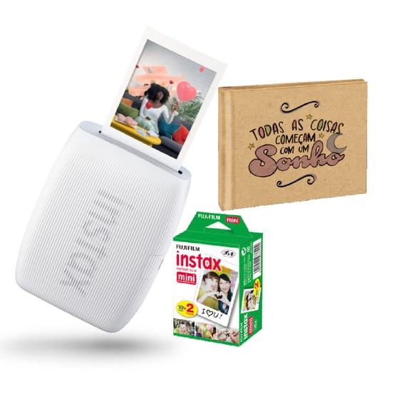 Imagem de Impressora Instax Mini Link 3 Fujifilm + Album + Filme de 20 Poses 