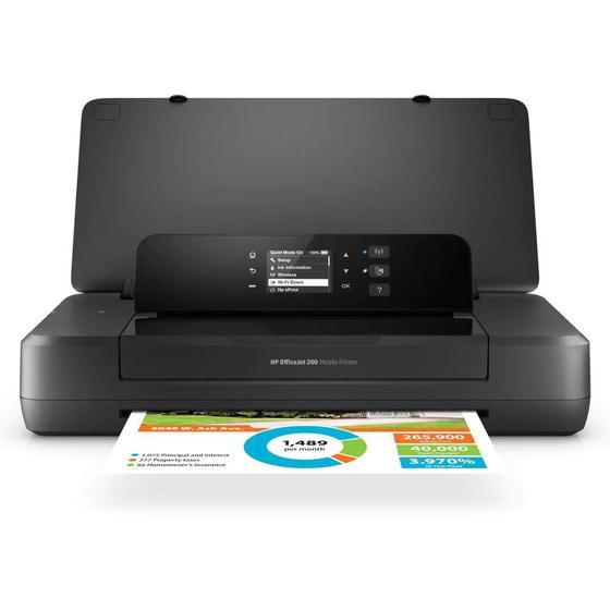 Impressora Convencional Hp Officejet 200 Cz993a Jato de Tinta Colorida Usb e Wi-fi Bivolt Impressora Convencional Hp Officejet 200 Cz993a Jato de Tinta Colorida Usb e Wi-fi Bivolt