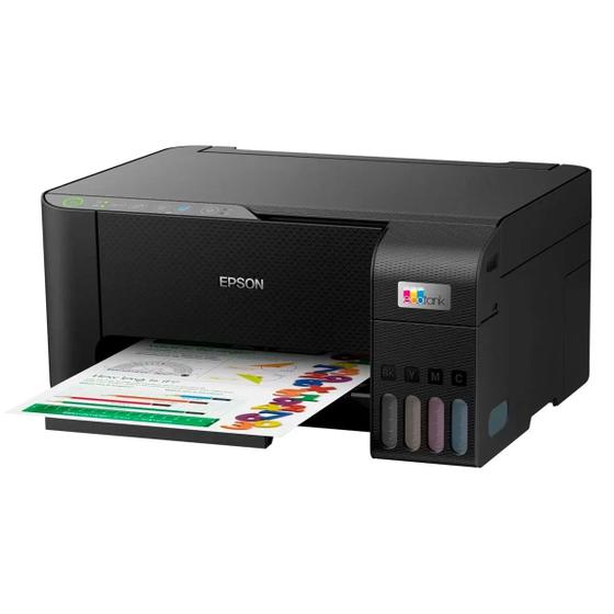 Imagem de Impressora Multifuncional Epson Ecotank L3250, Colorida, Wi-Fi, Conexão USB, Bivolt - C11CJ67303