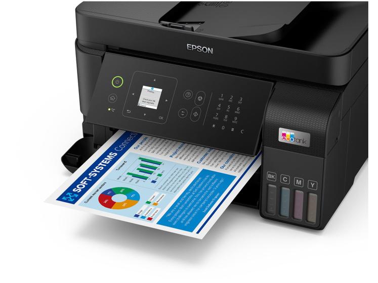 Impressora Multifuncional Epson Ecotank L5590 - Tanque de Tinta Colorida USB Wi-Fi ADF