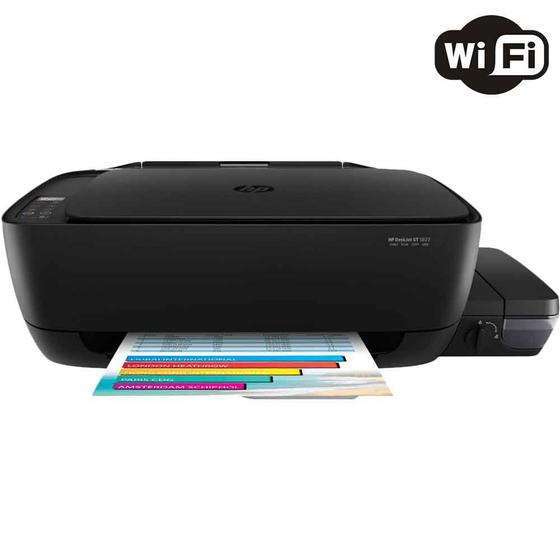 Imagem de Impressora Multifuncional HP DeskJet GT 5822 Tanque de Tinta Colorida Wireless Bivolt