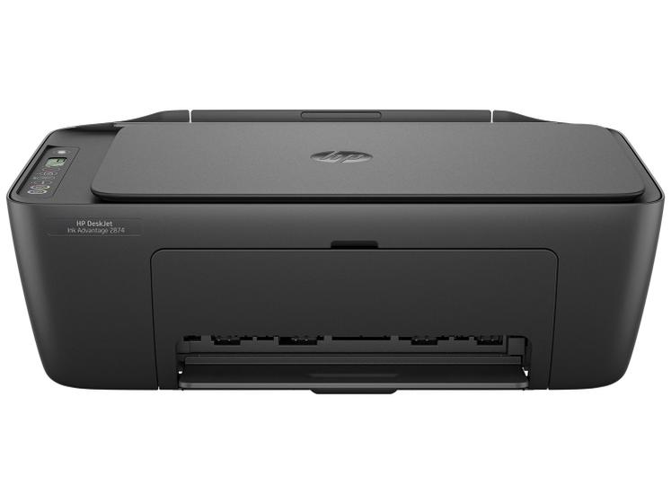 Imagem de Impressora Multifuncional HP DeskJet Ink 2874 Wi-Fi Jato de Tinta Térmico Colorida USB