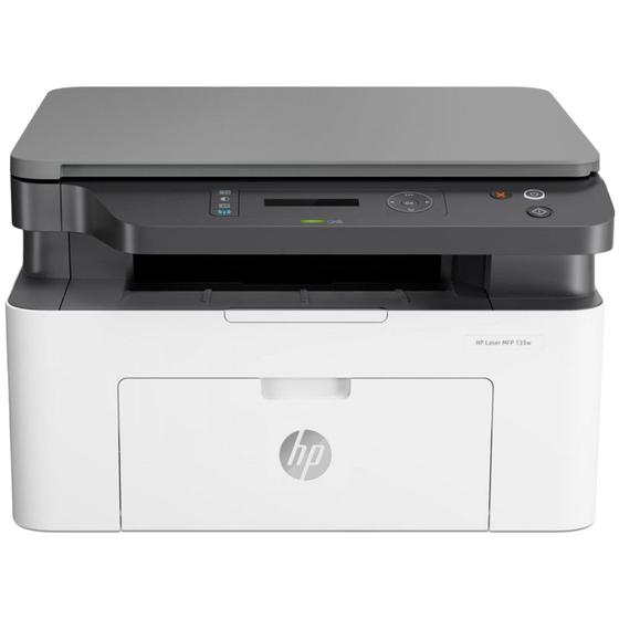 Impressora Multifuncional HP MFP 135W Laser Mono Wi-Fi 110V Imagem de Impressora Multifuncional HP MFP 135W Laser Mono Wi-Fi 110V
