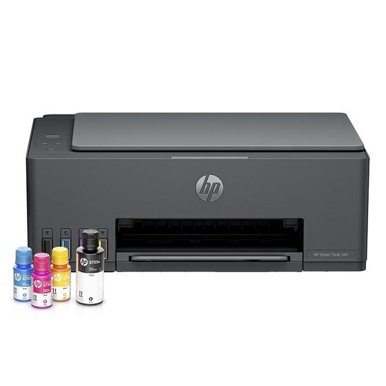 Imagem de Impressora Multifuncional HP Smart Tank 584 All In One Tanque de Tinta Colorida USB e Wi-Fi Bivolt