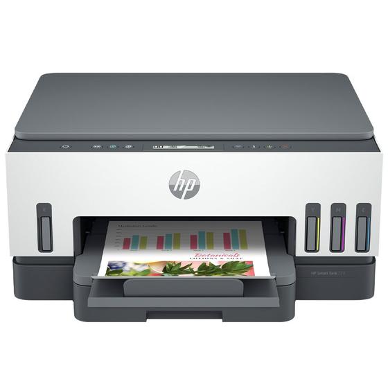 Impressora Multifuncional HP Smart Tank 724 Tanque de Tinta Colorida USB e Wi-Fi Bivolt Imagem de Impressora Multifuncional HP Smart Tank 724 Tanque de Tinta Colorida USB e Wi-Fi Bivolt