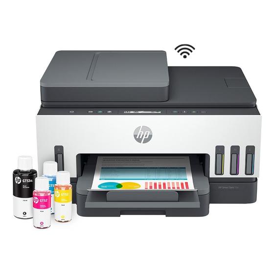 Impressora Multifuncional HP Smart Tank 754 Wi-Fi - Tanque de Tinta ...