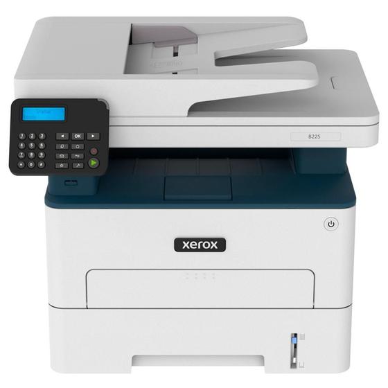 Impressora Multifuncional Xerox Laser, Mono, USB, Wifi, Duplex, 110V, Branco - B225 Menor preço em Impressora Multifuncional Xerox Laser, Mono, USB, Wifi, Duplex, 110V, Branco - B225