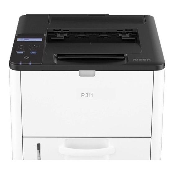 Impressora Convencional Ricoh P311 Laser Monocromática Usb e Ethernet 110v