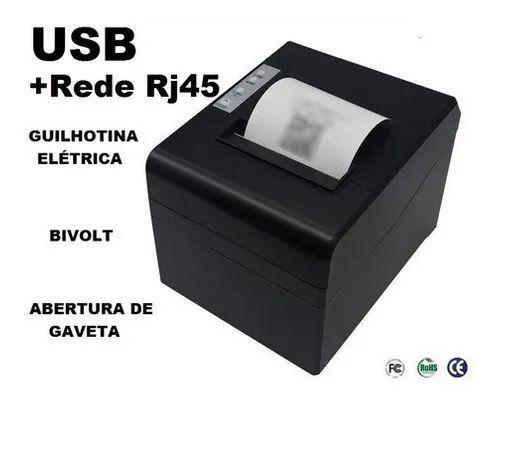 Imagem de Impressora Térmica De Cupom 80mm Guilhotina Usb E Ethernet