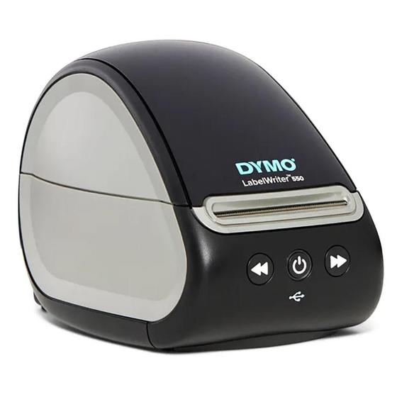Impressora Térmica Etiqueta Dymo Label Writer 550 W550 Transferência Térmica Monocromática Usb e Ethernet Bivolt