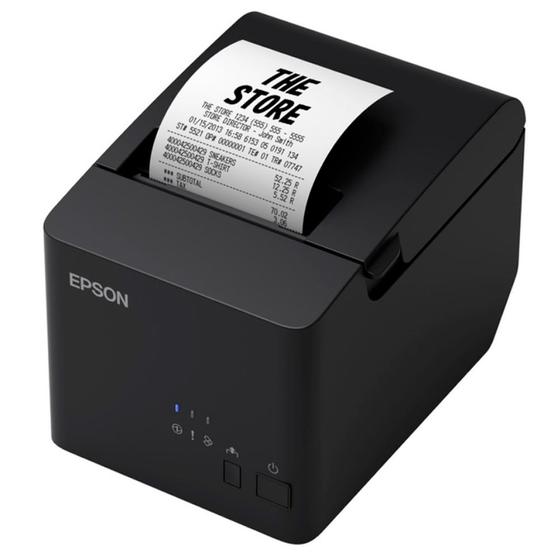 Imagem de Impressora Térmica Epson TM-T20X Não Fiscal USB e Serial com Guilhotina