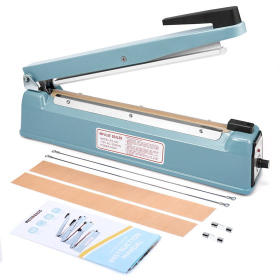 Imagem de Impulse Sealer METRONIC 30cm Máquina seladora térmica para plástico