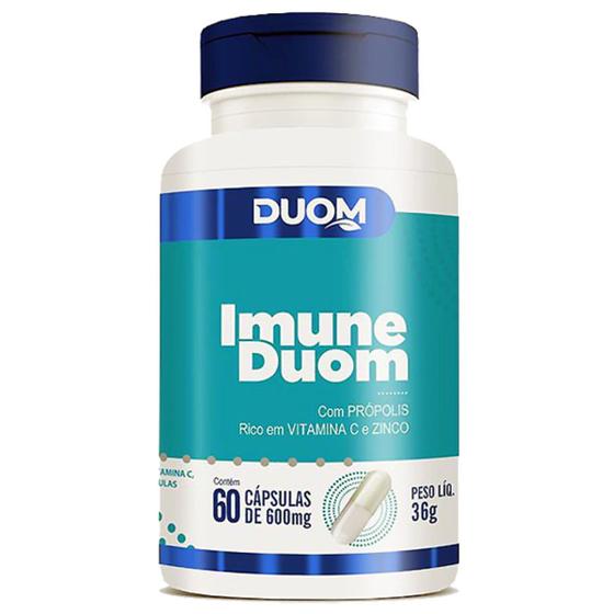 Imagem de Imune 60cps 600mg Duom (Propolis, Vitamina C e Zinco) Duom