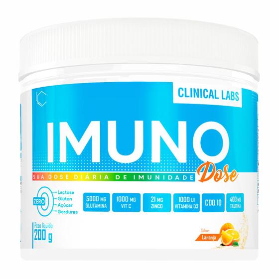 Imagem de Imuno Dose 200g - proteção Imunológica C/ Glutamina + Vit C