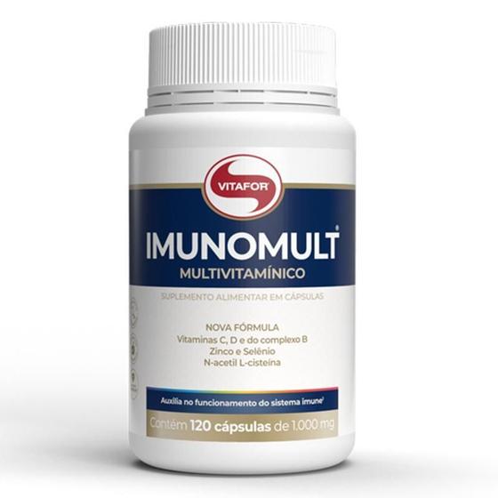 Imagem de Imunomult Multivitamínico Vitafor 120 Cápsulas