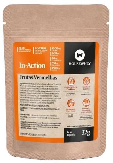 Imagem de In-Action Intra Treino Frutas Vermelhas Sachê Housewhey 32G