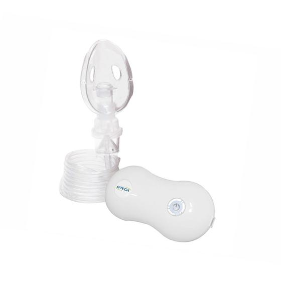 Imagem de Inalador e Nebulizador Ar Comprimido Compact DC2 Silencioso com Máscara Adulta e Infantil G-Tech