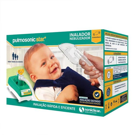 Imagem de Inalador Infantil Pulmosonic Star Ultrassônico Bivolt