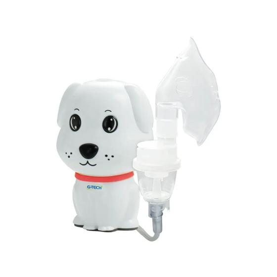 Imagem de Inalador Nebulizador Compacto DcDog Cachorrinho SuperFlow Plus Bivolt Portátil Leve G-Tech