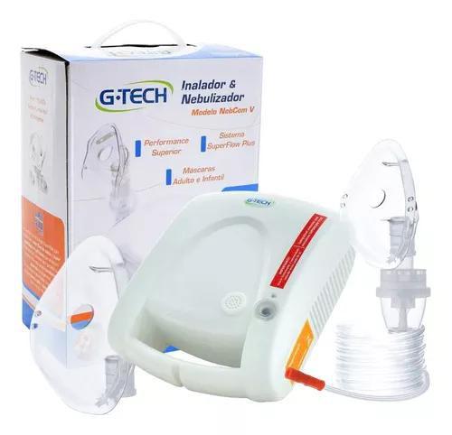 Imagem de Inalador Nebulizador Compressor G-tech Bivolt Nebcom V