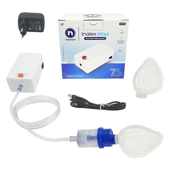 Imagem de Inalador nebulizador inalex bivolt automático 12012s nevoni